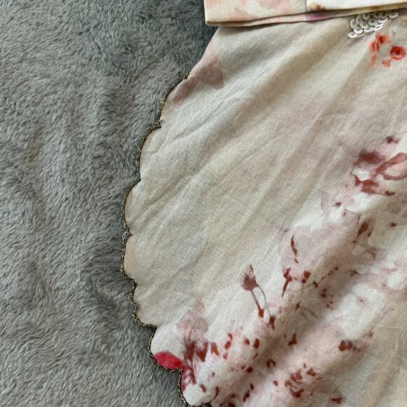 Aratta Silent Journey The Thought Of You Blouse Top Shirt XS Embroidered Sequin - Picture 5 of 8